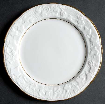 Old English Oak Gold Salad Plate