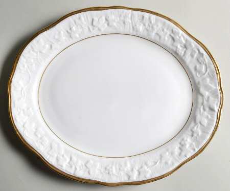Old English Oak Gold 11" Oval Serving Platter