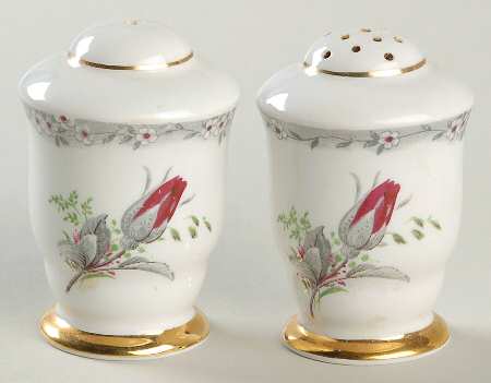 Roses To Remember (Scalloped) Salt & Pepper Set
