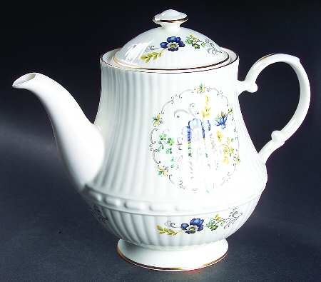 Blue Corn Flower Teapot & Lid