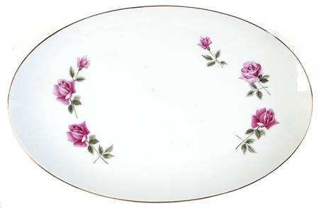 Rose Marie (Smooth) 14" Oval Serving Platter