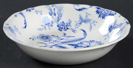 Wild Flower Blue Fruit/Dessert (Sauce) Bowl