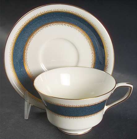 Belvoir Blue Footed Cup & Saucer Set