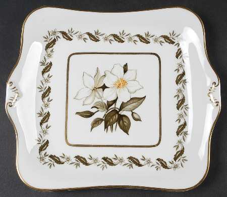 Bernina Square Handled Cake Plate
