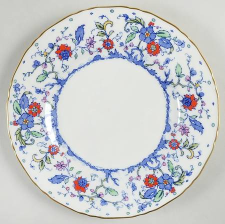 Blue Chelsea Salad Plate