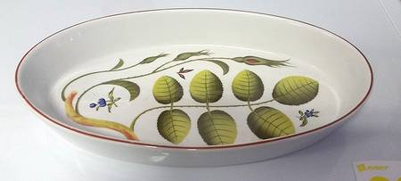 Blind Earl (No Raised Design) 12'' Oval Baker