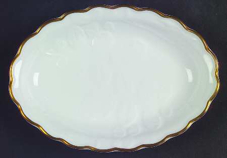 Blind Earl (Raise Design Allwhite) Small Oval Tray