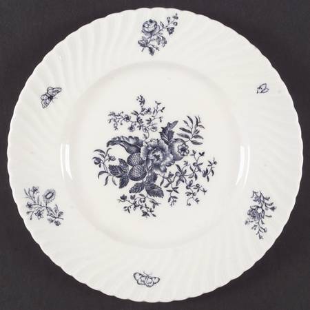 Blue Sprays (White) by Royal Worcester
