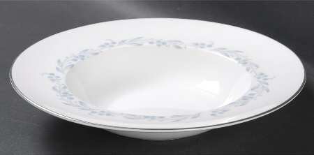 Bridal Wreath Rim Soup Bowl