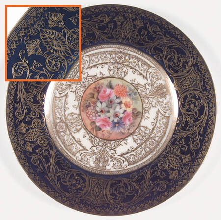 C1167 (Cobalt Band) by Royal Worcester