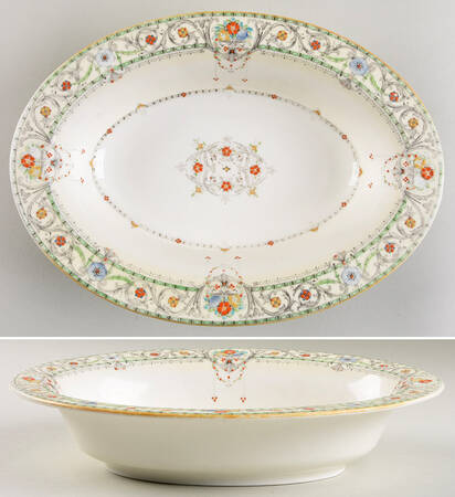 Chantilly 10" Oval Vegetable Bowl