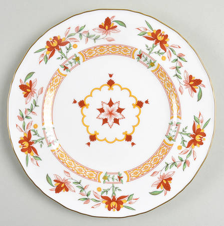 Chamberlain Orange Salad Plate