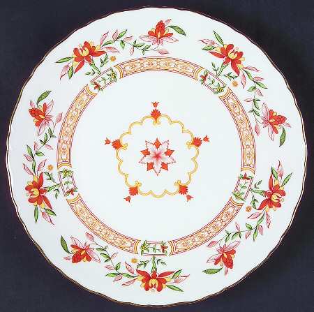 Chamberlain Orange Cake Plate