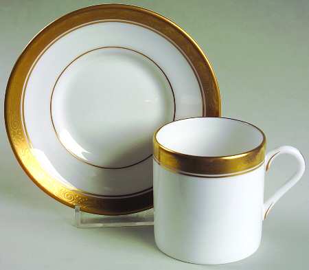 Davenham Flat Demitasse Cup & Saucer Set