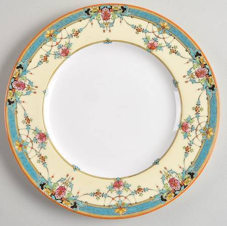 Daytona Turquoise Salad Plate