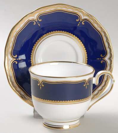 Diplomat Footed Demitasse Cup & Saucer Set