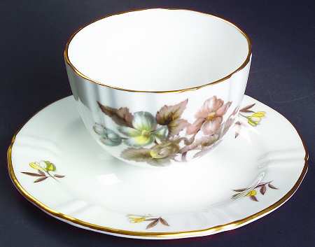 Dorchester (Scalloped, Z2637) Jam/Jelly w/Attached Underplate No Lid
