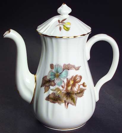 Dorchester (Scalloped, Z2637) Individual Coffee Pot & Lid