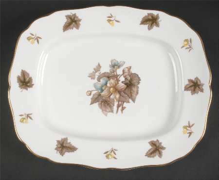 Dorchester (Scalloped, Z2637) 12" Rectangular Serving Platter