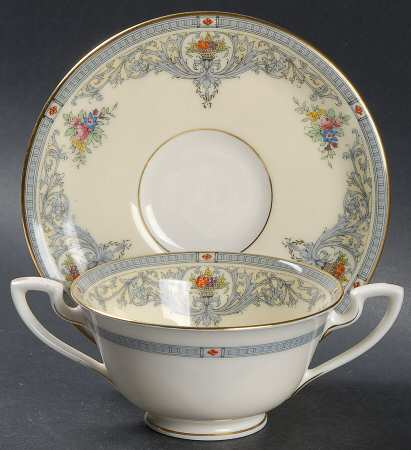 The Duchess Footed Bouillon Cup & Saucer