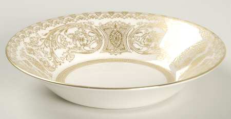 Embassy White and Gold Fruit/Dessert (Sauce) Bowl