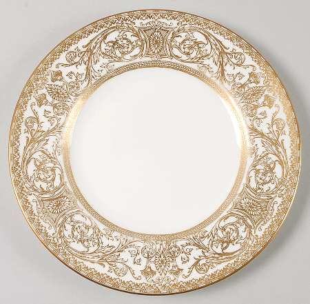 Embassy White and Gold Salad Plate