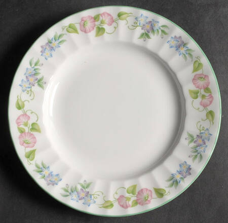 English Garden (Green Trim) Bread & Butter Plate