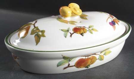Evesham Vale 9" Oval Entree Dish & Lid