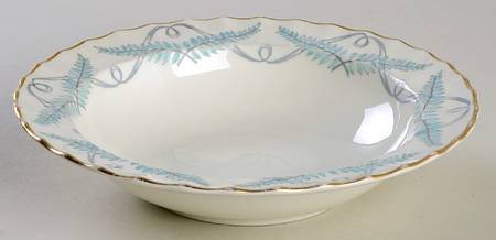 Ferncroft Turquoise Rim Cereal Bowl