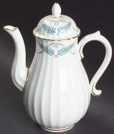 Ferncroft Turquoise Mini Coffee Pot & Lid