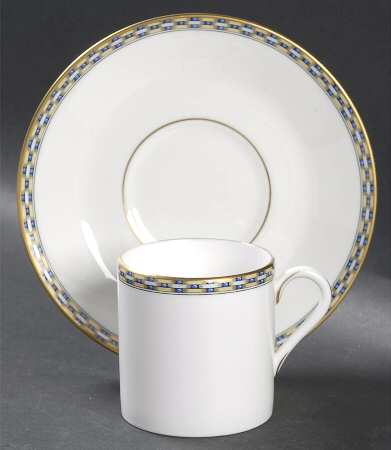 Francesca Flat Demitasse Cup & Saucer Set