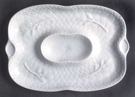 Gourmet (Embossed) 1-Piece Square Crudite