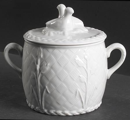 Gourmet (Embossed) Small Bean Pot & Lid