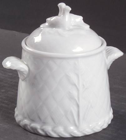Gourmet (Embossed) Sugar Bowl & Lid