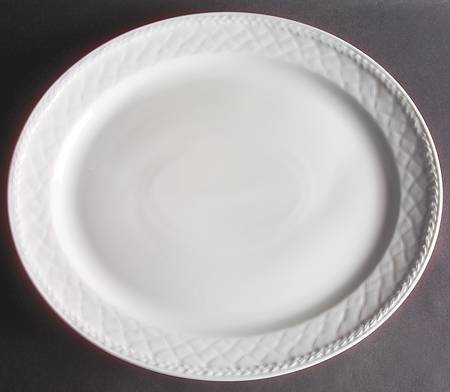 Gourmet (Embossed) 14" Oval Serving Platter