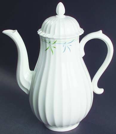Green Bamboo Coffee Pot & Lid