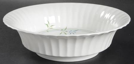 Green Bamboo 9" Round Vegetable Bowl