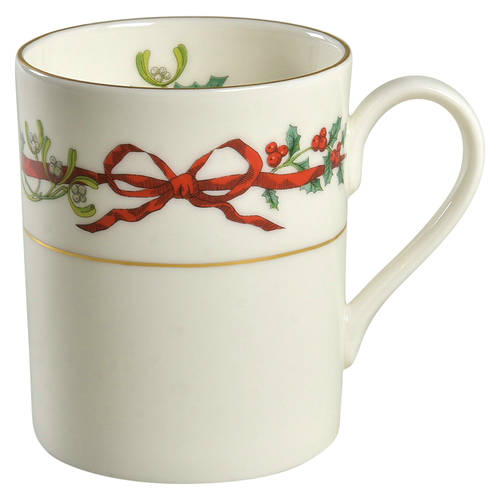 Holly Ribbons Mug