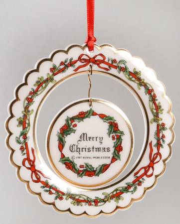 Holly Ribbons Ornament