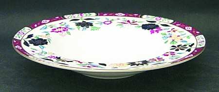 Imari Flowers Large Rim Soup Bowl