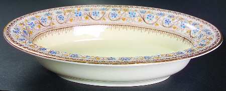 Lady Evelyn 10" Oval Vegetable Bowl