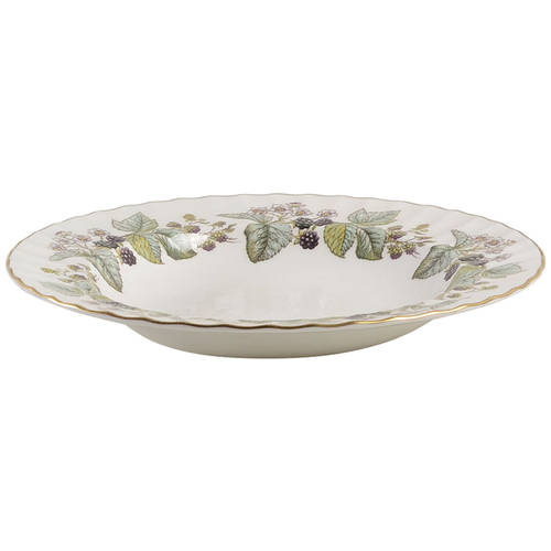 Lavinia (White Body, Bone) Large Rim Soup Bowl