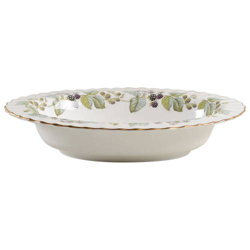 Lavinia (White Body, Bone) 10" Oval Vegetable Bowl