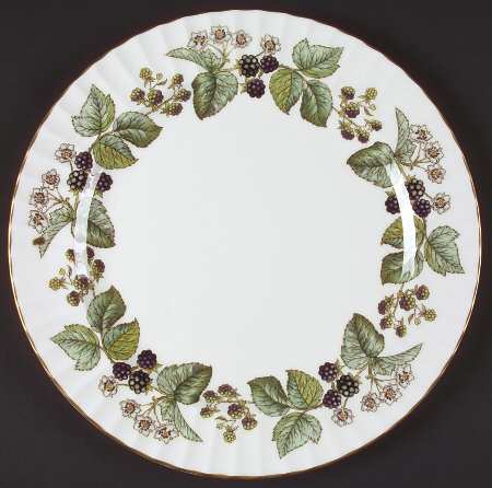 Lavinia (White Body, Bone) 12" Chop Plate (Round Platter)