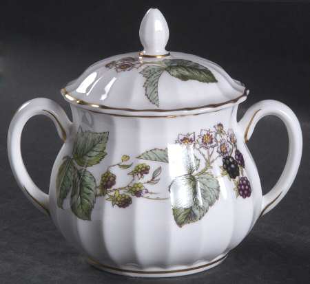 Lavinia (White Body, Bone) Mini Sugar Bowl & Lid