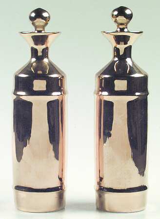 Lustre Gold Oil/Vinegar Cruet - Set of 2