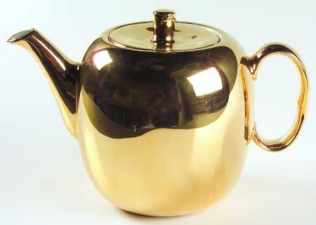 Lustre Gold Teapot & Lid