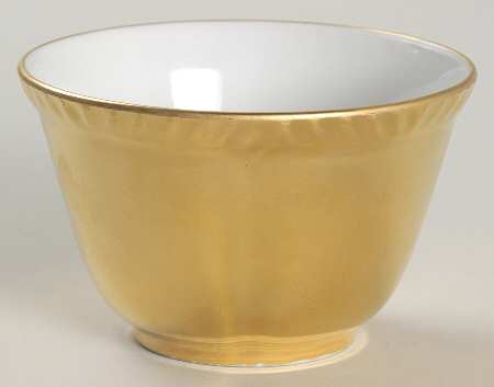 Lustre Gold Open Sugar Bowl