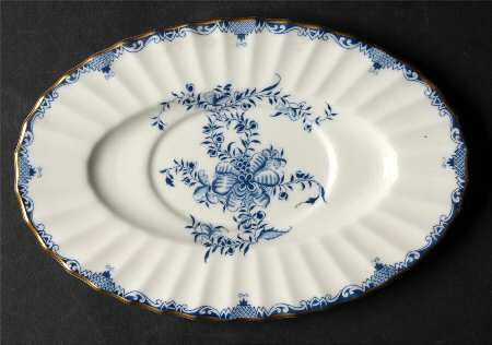 Mansfield Blue Underplate for Gravy Boat