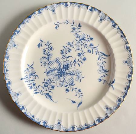 Mansfield Blue 12" Chop Plate (Round Platter)